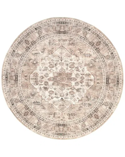 Nuloom Davi Faded Spill Proof Machine Washable Area Rug In Neutral