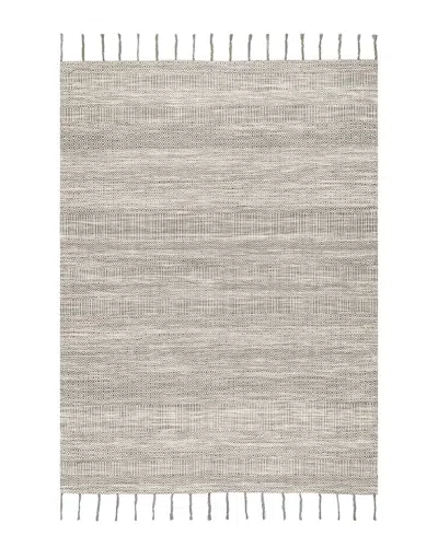 Nuloom Diem Geometric Cotton Tassel Rug In Beige