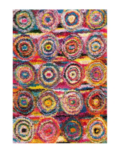 Nuloom Discontinued  Kindra Circles Shaggy Rug In Multi