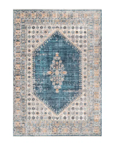 Nuloom Vintage Sharron Medallion Fringe Rug