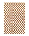 NULOOM NULOOM DOMINIQUE ABSTRACT CHECKERED FRINGE AREA RUG