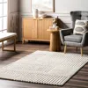 Nuloom Dorene Contemporary High-low Striped Wool Area Rug