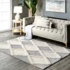 Nuloom Eimile Diamond Trellis Shag Area Rug