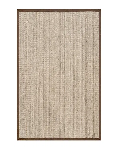 Nuloom Elijah Seagrass With Border Rug In Brown