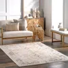 Nuloom Ellamae Faded Medallion Machine Washable Area Rug