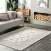 Nuloom Ellsa Mediterranean Diamond Wool Area Rug
