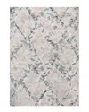 Nuloom Eloise Abstract Trellis Rug In Grey