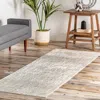 NULOOM EMERSYN CONTEMPORARY TEXTURED ABSTRACT CROSSHATCH AREA RUG