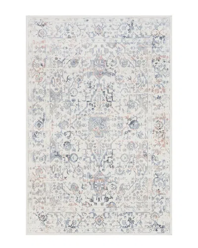 Nuloom Everlee Faded Persian Machine Washable Area Rug In White