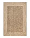 Nuloom Evie Border Flatweave Indoor/outdoor Rug In Brown