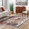 Nuloom Evie Global Inspired Emblem Fringe Area Rug
