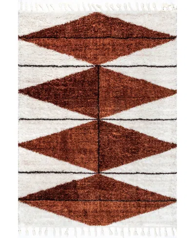 Nuloom Fergusion Kali 5'3"x7'6" Area Rug In Rust