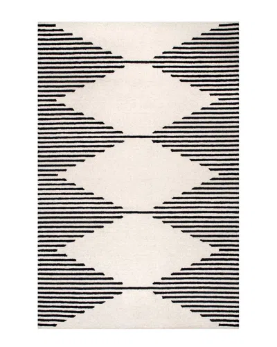 Nuloom Flynne Handmade Contemporary Wool Wool Rug In Multi