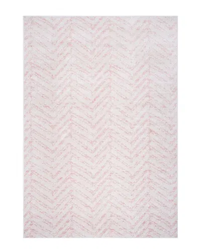 Nuloom Geometric Rosanne Rug In Pink