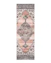 Nuloom Gracie Distressed Washable Rug In Peach