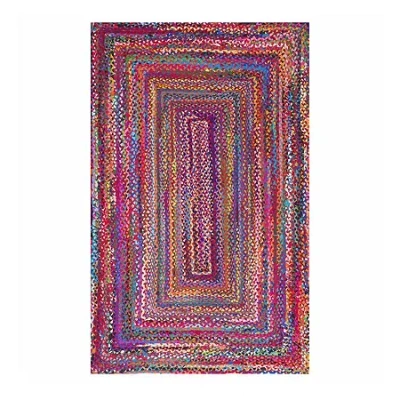 Nuloom Hand Braided Tammara Rug In Multi