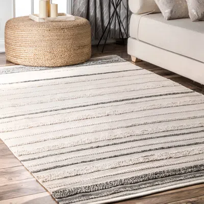 Nuloom Hand Loomed Amelia Area Rug In Neutral