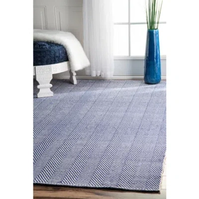 Nuloom Hand Loomed Kimberely Rug In Blue