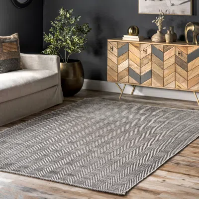 Nuloom Hand Loomed Kimberley Area Rug In Gray