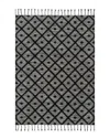 Nuloom Hand Loomed Trellis Tassel Jinny Rug Wool-blend Rug In Gray