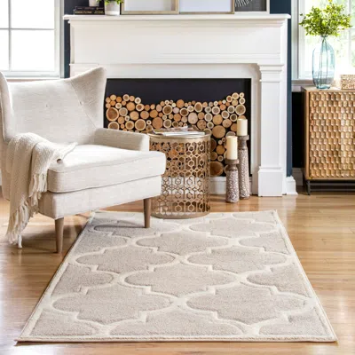 Nuloom Hand Tufted Fez Area Rug In Neutral