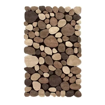 Nuloom Hand Tufted Pebbles Rug In Brown