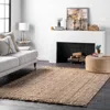 Nuloom Hand Woven Chunky Loop Jute Area Rug