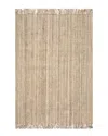 Nuloom Hand Woven Chunky Loop Jute Rug In Nude