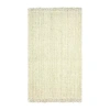 Nuloom Hand Woven Chunky Loop Jute Rug In White