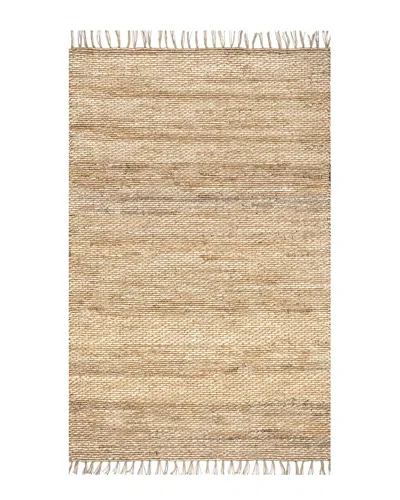 Nuloom Hand Woven Hailey Jute Rug In Natural