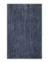 Nuloom Hand Woven Rigo Jute Rug In Navy