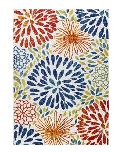 NULOOM NULOOM INDOOR/OUTDOOR TRANSITIONAL FLORET RUG