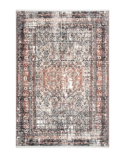 Nuloom Iza Vintage Distressed Fringe Rug