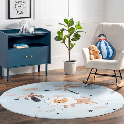 Nuloom Jalissa Lion Dreams Machine Washable Kids Area Rug In Multi