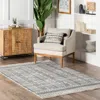 Nuloom Janene Tribal Banded Fringe Area Rug