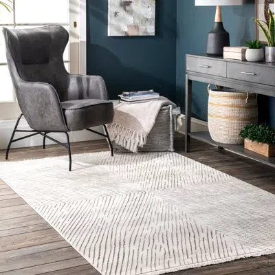 Nuloom Jazlyn Broken Chevrons Area Rug In Brown