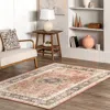 Nuloom Jessa Faded Medallion Machine Washable Area Rug