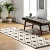Nuloom Joanna Diamond Trellis Soft Shag Fringe Area Rug