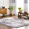 Nuloom Josephine Distressed Floral Medallion Area Rug