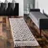 Nuloom Journey Shaggy Checkered Tiles Tassel Area Rug