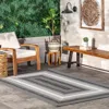 Nuloom Kaila Ombre Bordered Indoor/outdoor Area Rug