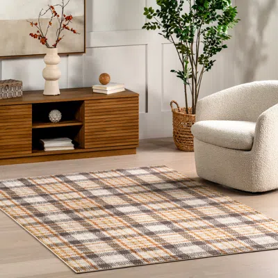 Nuloom Kalila Retro Plaid Area Rug In Multi