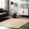 Nuloom Katya Geometric Tiled Jute Area Rug