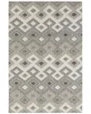 Nuloom Kris Transitional Diamond Indoor/outdoor Polypropylene Area Rug In Grey