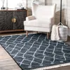 Nuloom Krystal Trellis Tassel Area Rug
