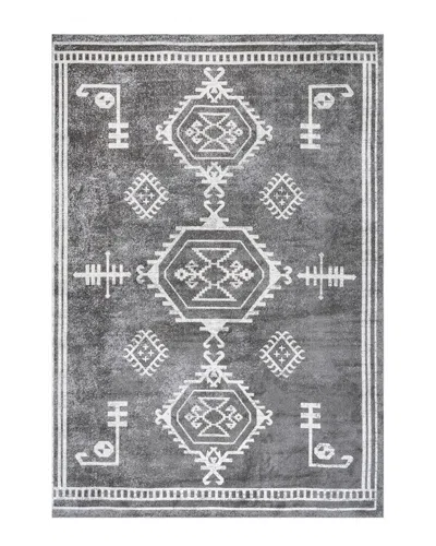 Nuloom Kyleigh Southwestern Washable Rug In Grey