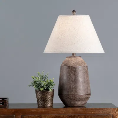 Nuloom Lagos 29" Resin Table Lamp In Brown