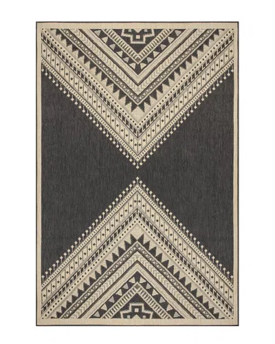 Nuloom Landry Aztec Indoor/outdoor Rug In Charcoal