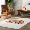 Nuloom Lia Single Rainbow Machine Washable Area Rug