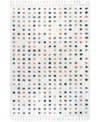 Nuloom Loft Behati Polka Dot Kids Tasseled 5'3" X 7'6" Area Rug In Ivory